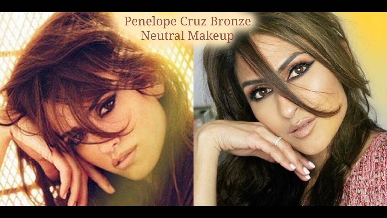 PENELOPE CRUZ Inspired makeup Tutorial || Bronze Glam