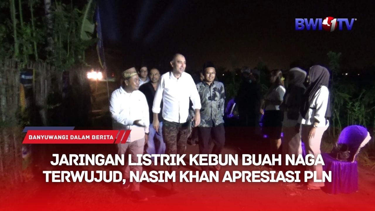 JARINGAN LISTRIK KEBUN BUAH NAGA TERWUJUD, NASIM KHAN APRESIASI PLN