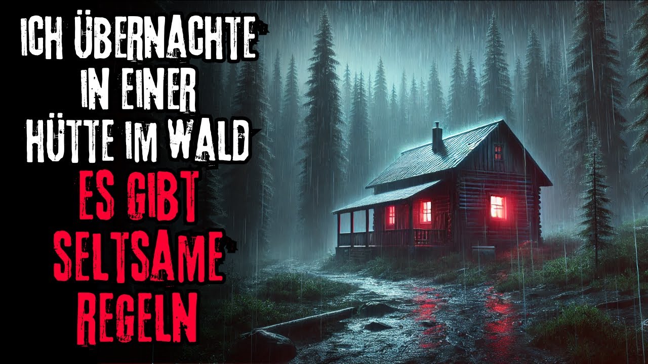 Ich übernachte in einer Hütte im Wald - Es gibt seltsame Regeln | Creepypasta | Hörbuch