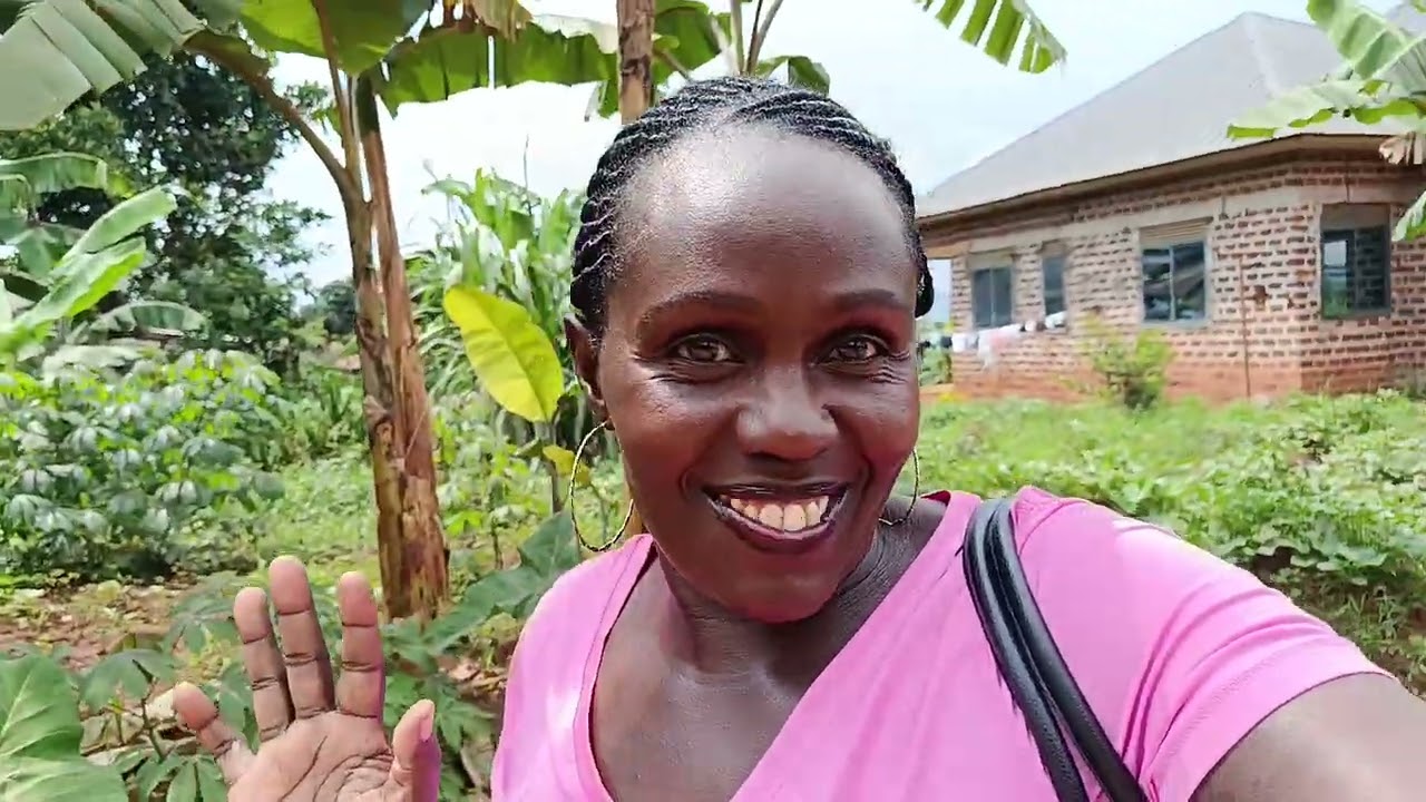 Subsistence multipurpose foods grown in the yard in fertile souls of Uganda