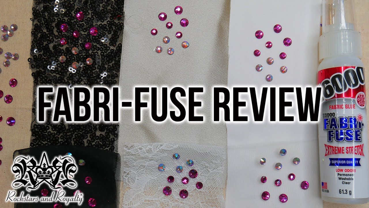 E6000 Fabri-Fuse Test, Review & Tutorial For Crystals | Rockstars and Royalty