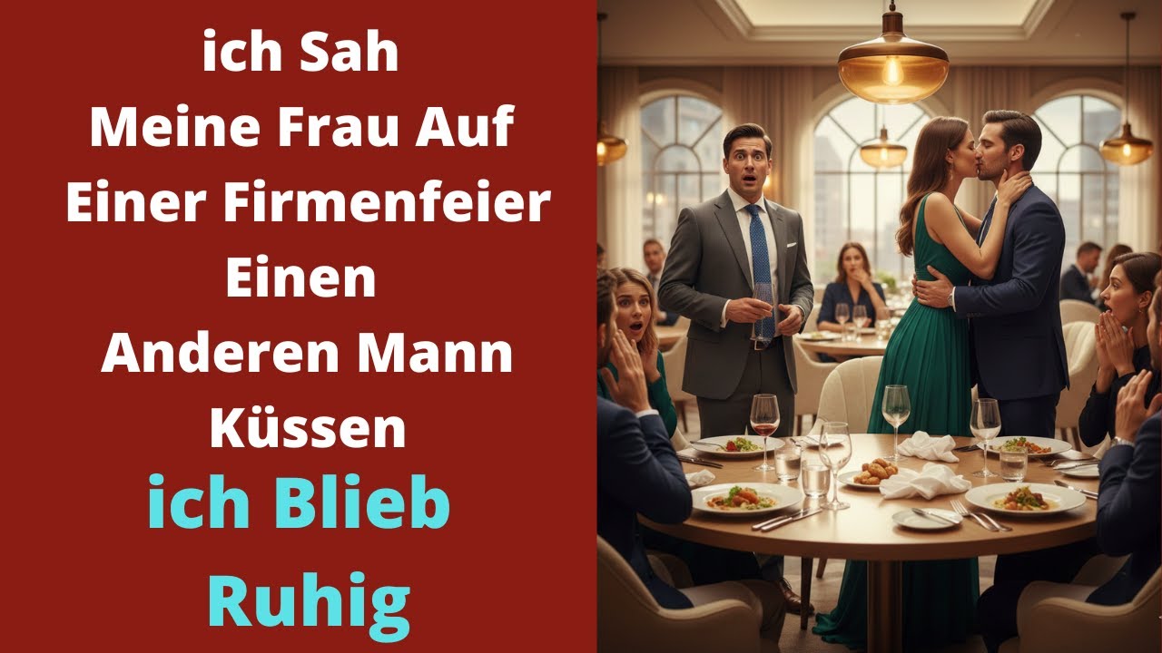 Ich sah meine Frau auf einer Firmenfeier einen anderen Mann k&uuml;ssen &ndash; ich blieb ruhig