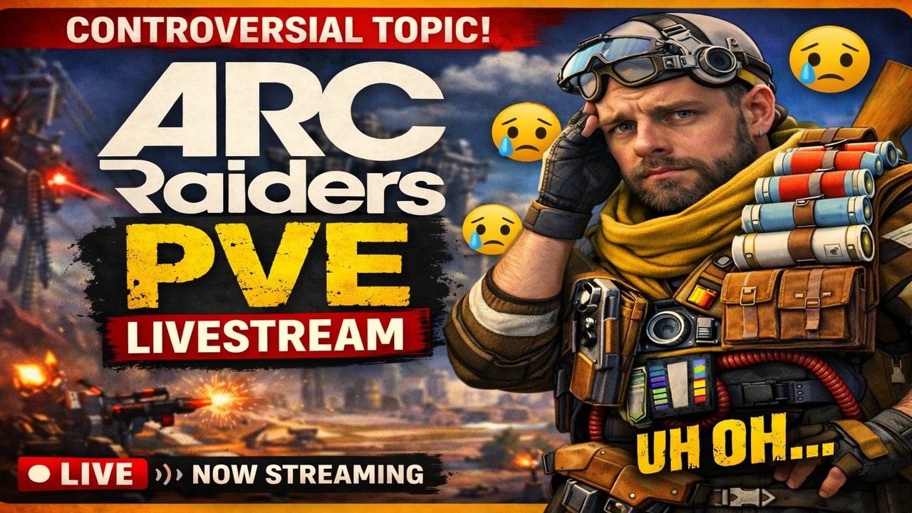 🟢 LIVE  ARC Raiders Goes 'PVE' – Honest First Impressions with @Piggy1956
