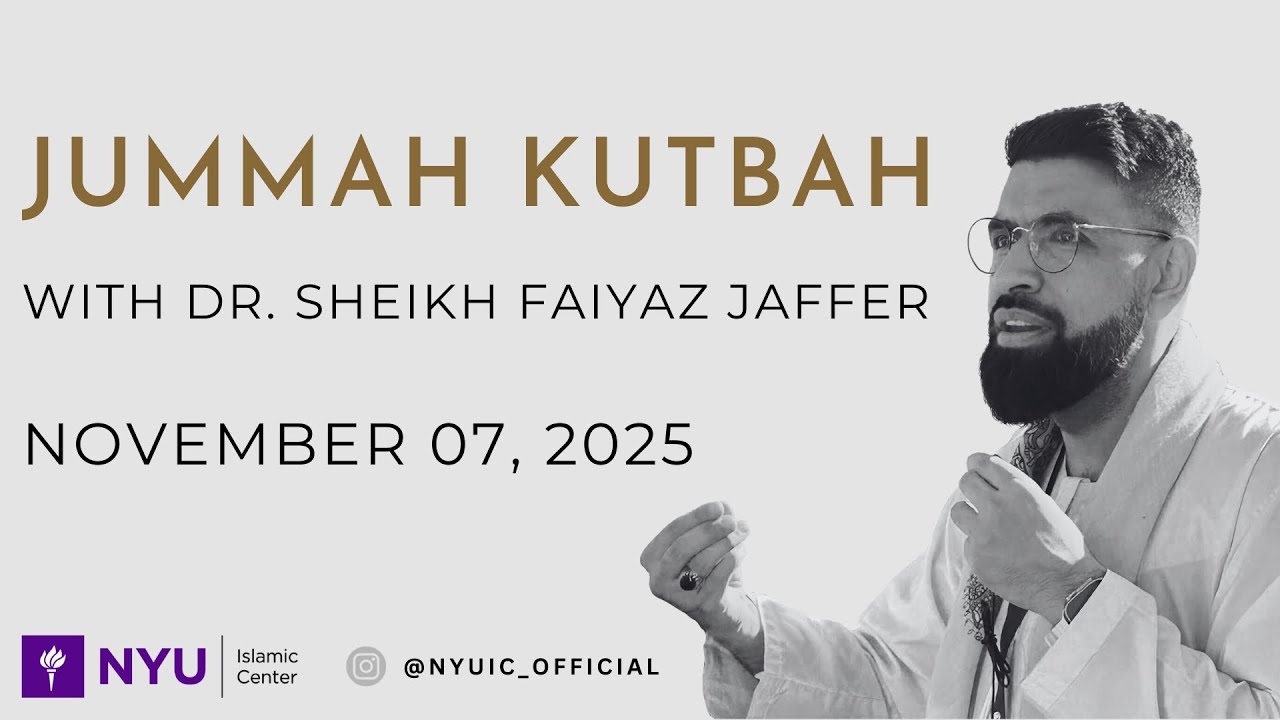 Prophetic Advice to Abu Dhar Al-Ghufari, Part 10 with Dr. Sheikh Faiyaz Jaffer