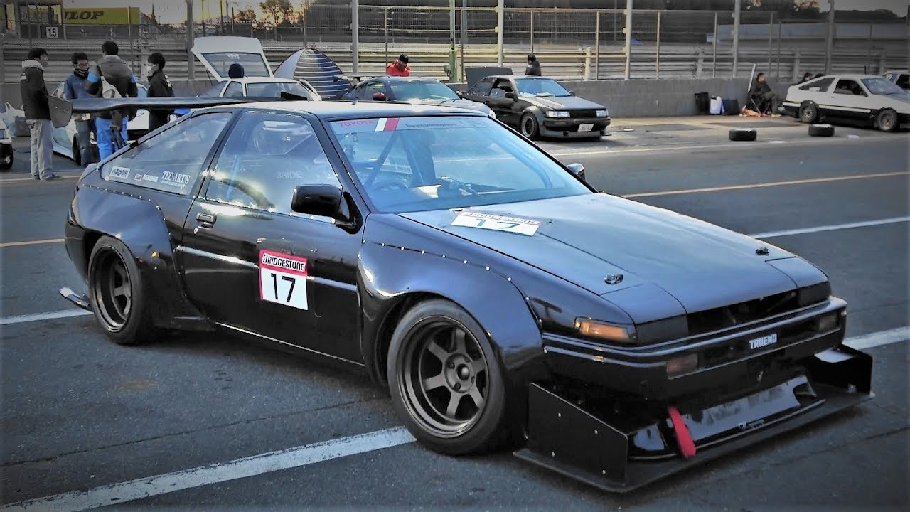 近所の86乗りのおじさん激早やだった。筑波2019ハチロク祭り