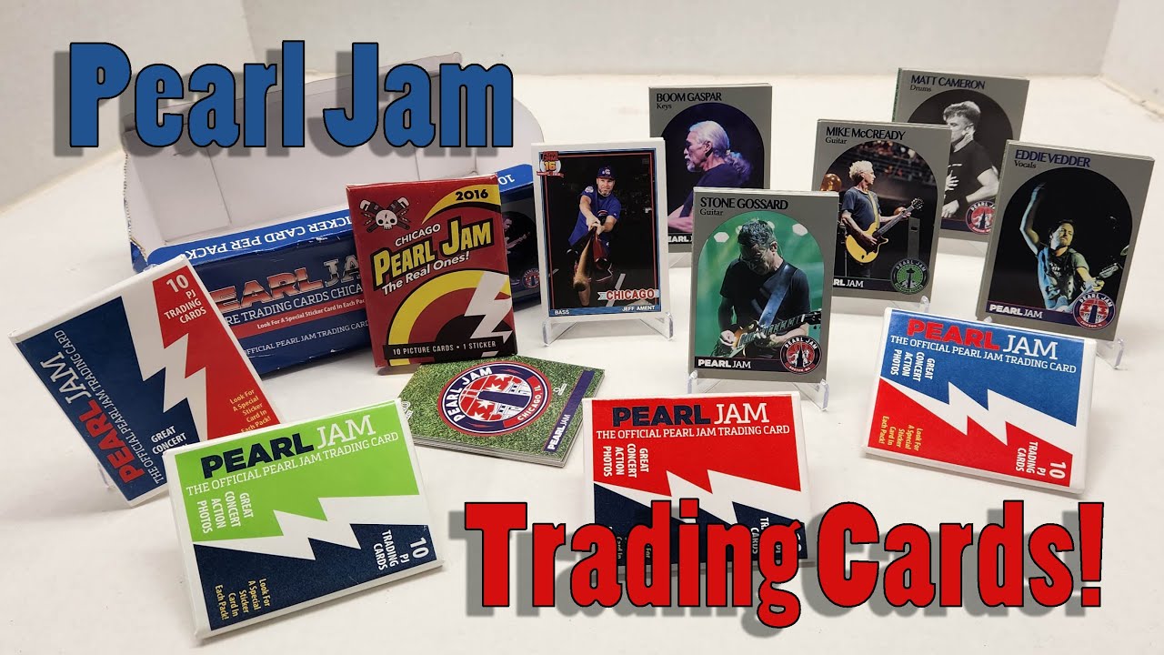 Pearl Jam Trading Cards - Non Sports - 2016 & 2018 Stadium Shows - Fenway Wrigley Safeco - Pack Rip!