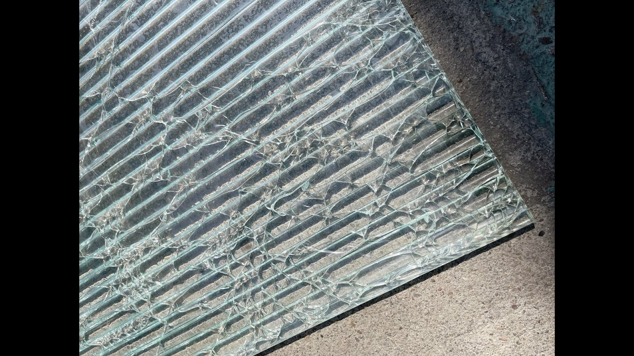 Tempered Fluted glass