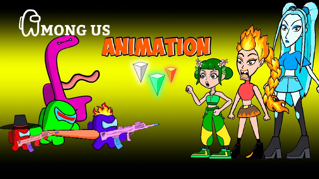 [어몽어스 Among Us ] Rumi, Mira, and Zoey has four  Elemental | AMONG US FUNNY ANIMATION