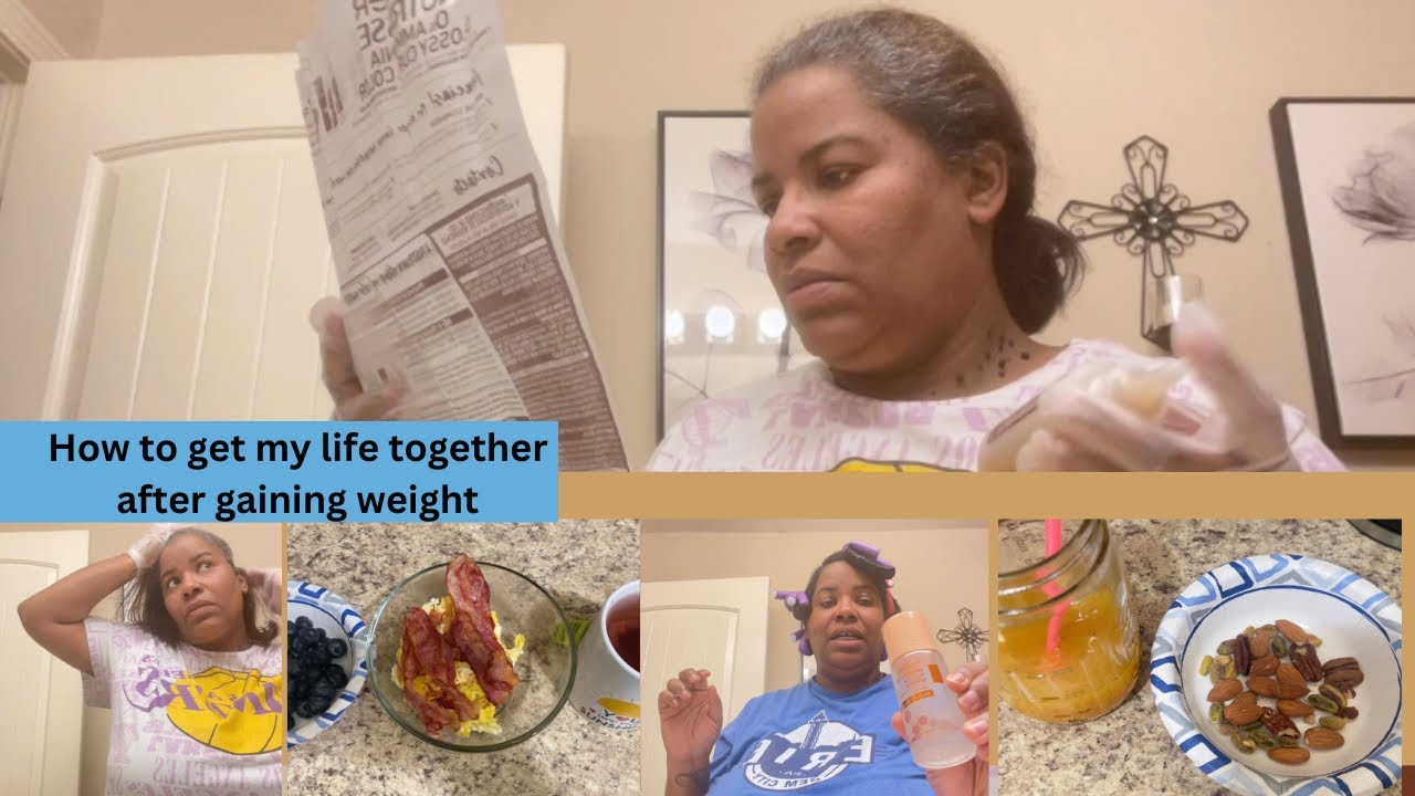 How to get my life together after gaining weight chat| Dye my Hair + What I eat | over 40 | Dionne