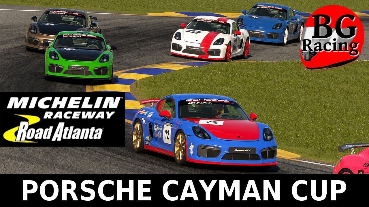 Porsche Cayman Cup Road Atlanta. GT7.