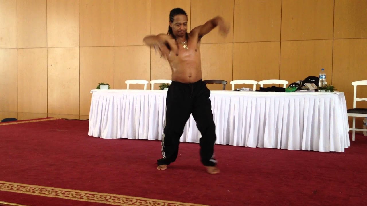 Master Hector Oviedo performing Abakua