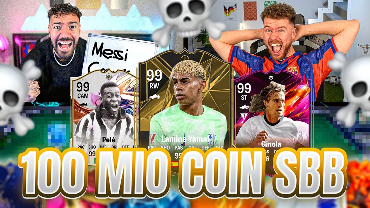 R.I.P GAME OVER 🚨 100 MIO COINS HARDCORE Squad Builder Battle 🔥☠️ EA FC 25 Proownez vs Wakez !!
