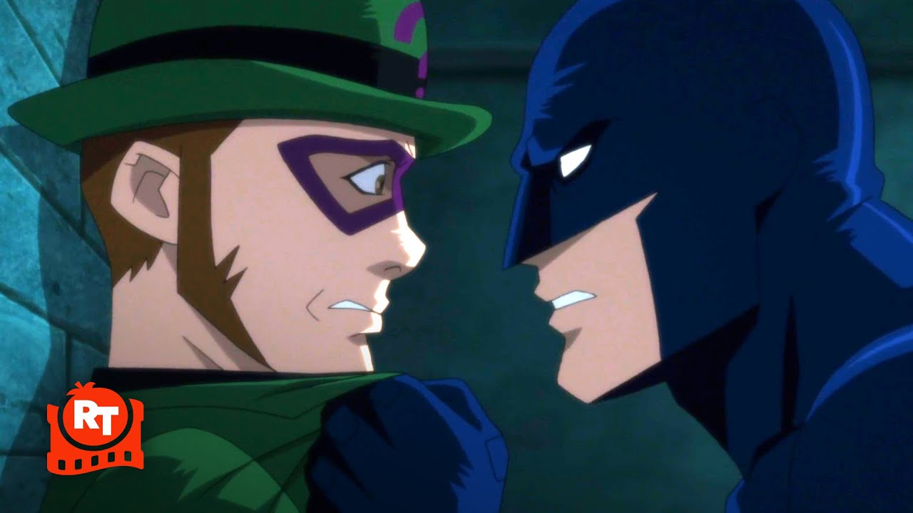 Batman: Hush (2019) - Batman Fights the Riddler Scene | Movieclips