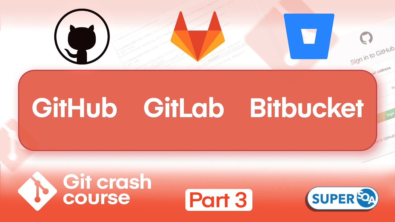 Git Crash Course - Part 3: Git vs GitHub: What&rsquo;s the Difference? (Plus GitLab & Bitbucket Explained)