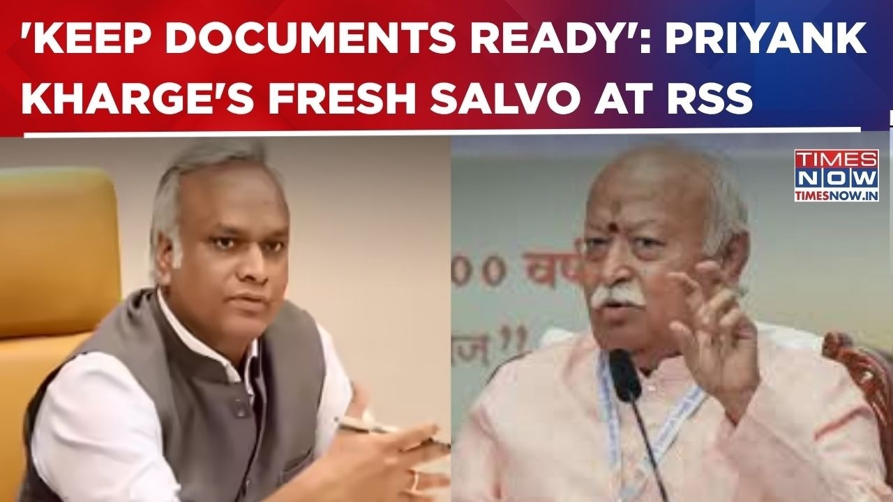 Priyank Kharge Targets RSS Again, Demands 'Registration And Tax Transparency' | Latest News