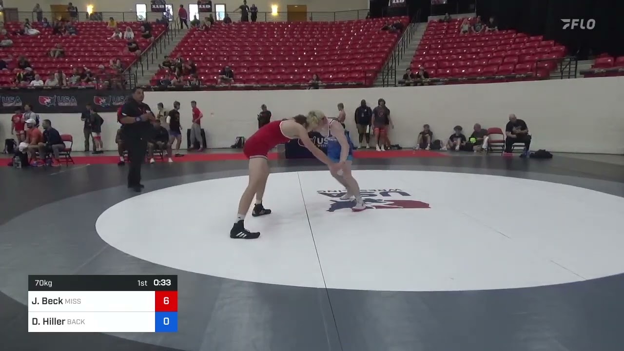 70 Kg Rnd Of 128 - Joseph Beck, Missouri Vs Dylan Hiller, Backyard Bullies Wrestling Club 1e79