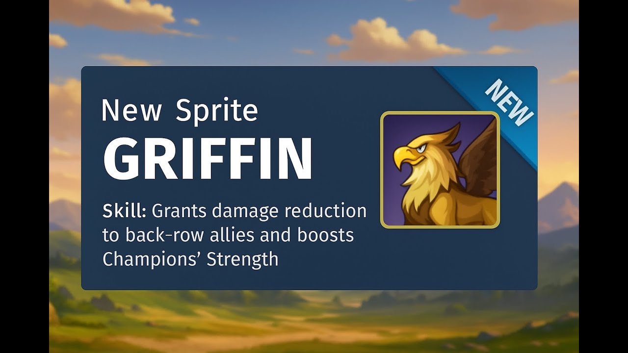 New Sprite Griffin | Damage Reduction + Strength Boost | Bloodline Heroes of Lithas #bld #gaming