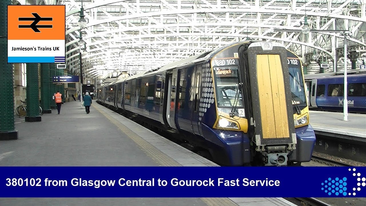 380102 from Glasgow Central to Gourock Fast Service