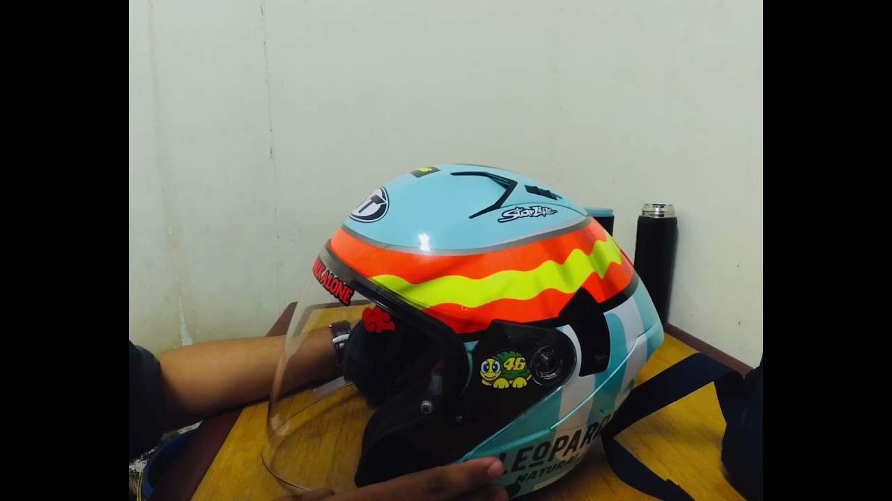 Cara membuka visor NFJ