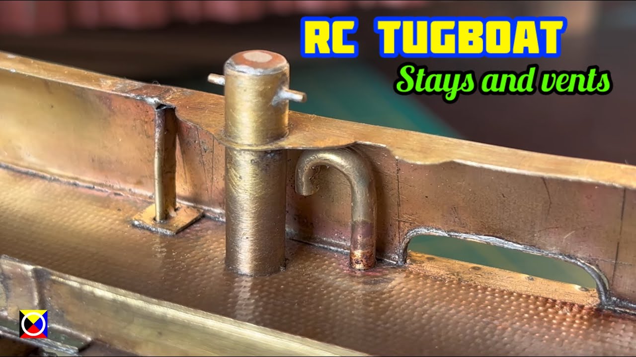 Rc tugboat (……….) full metal scratch build Ep. 34