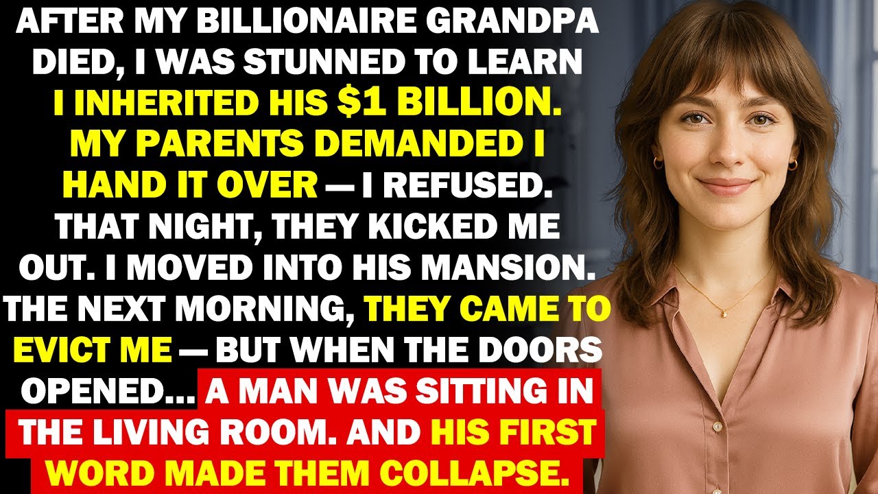 My Parents DEMANDED My $1 Billion Inheritance—Until Grandpa's Lawyer Revealed THEIR Secret