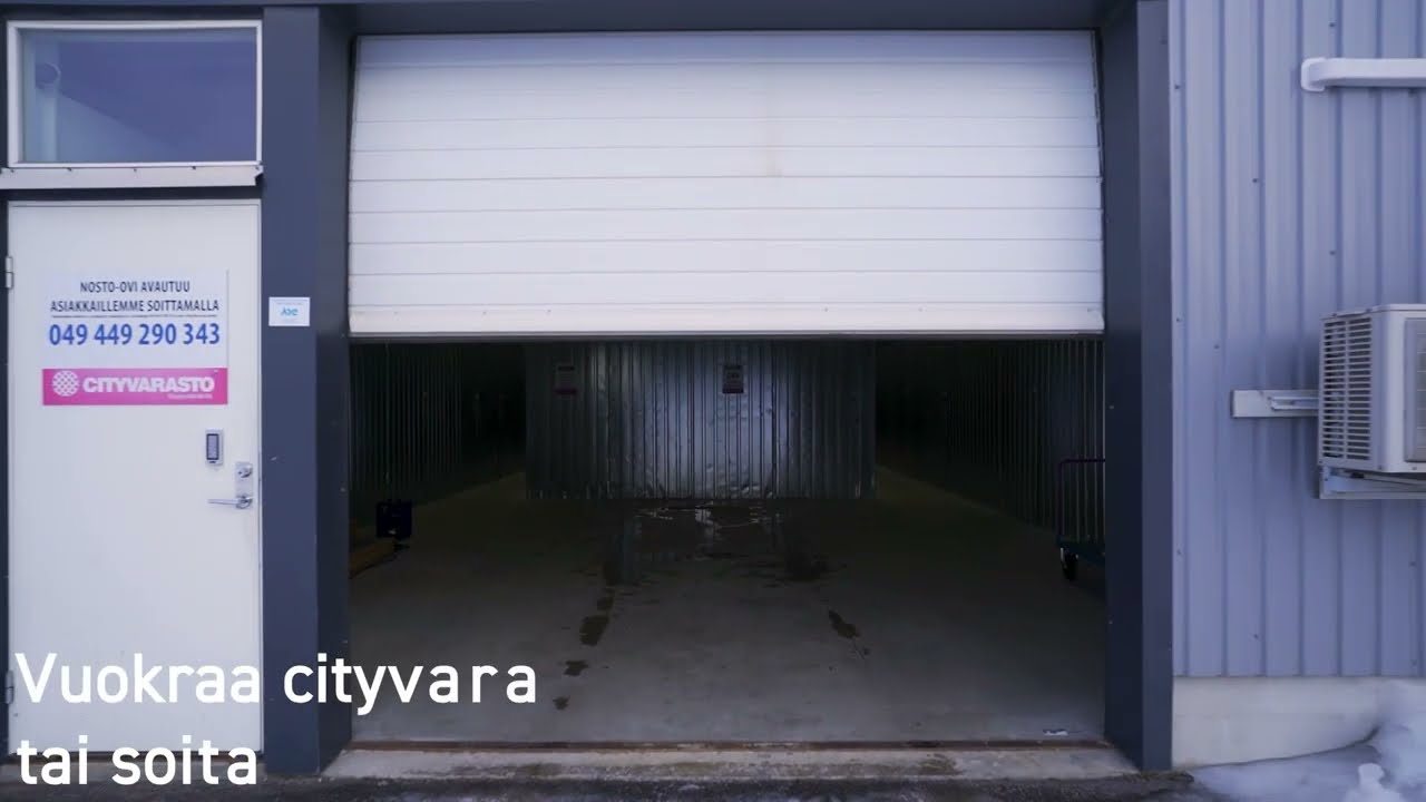 Cityvarasto Lappeenranta Pajarila - Katso ohjevideo varastolla kulkemiseen!