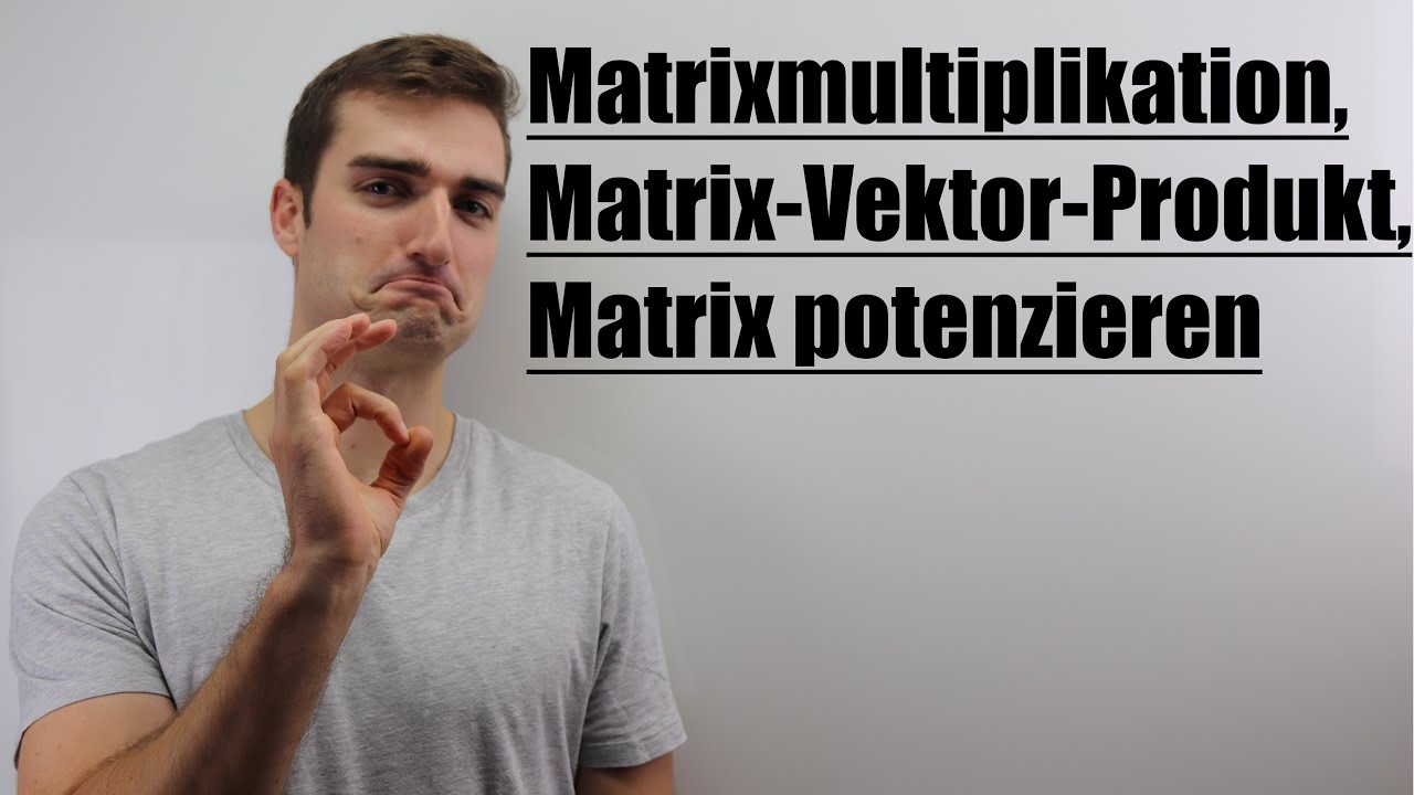 Matrixmultiplikation, Matrix-Vektor-Produkt, Potenzieren von Matrizen | Fit im  Mathe-Abi