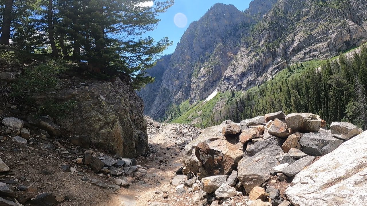 Death Canyon Trail at Grand Teton National Park - (Full Uncut Virtual Hike)