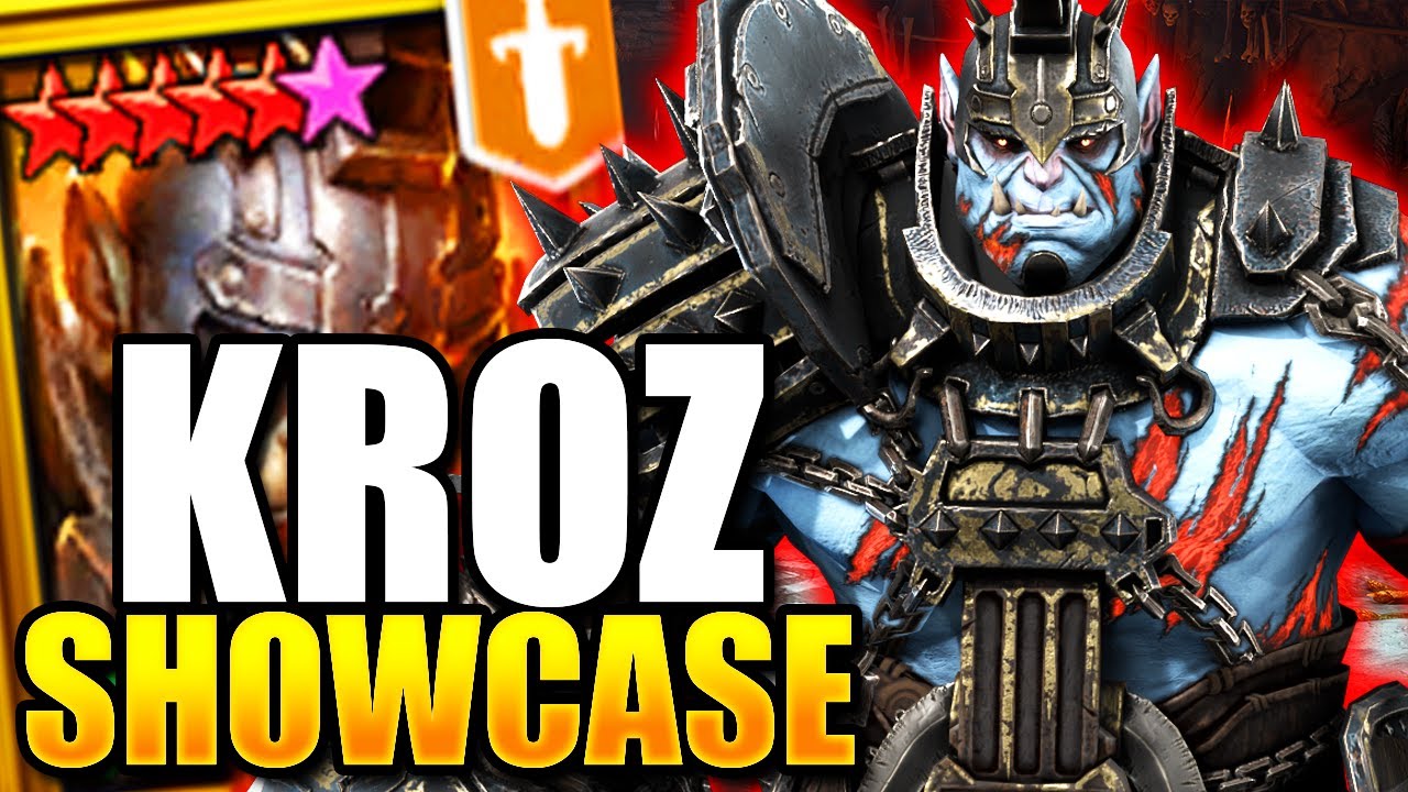 Я МАКСИМИЗИРОВАЛ KROZ! Руководство по сборке и демонстрация | Raid: Shadow Legends