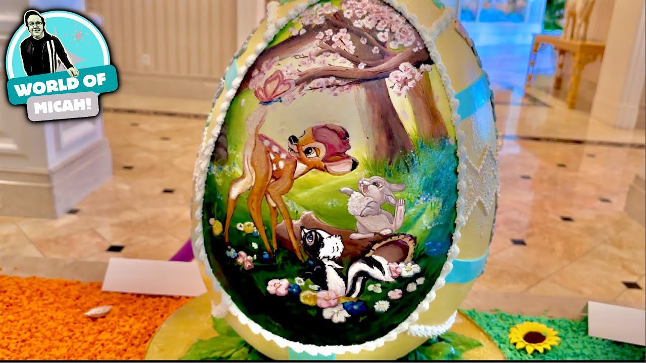 Walt Disney World Easter Egg Hunt 2024 | All Four Resort Displays and What to Expect! 4K