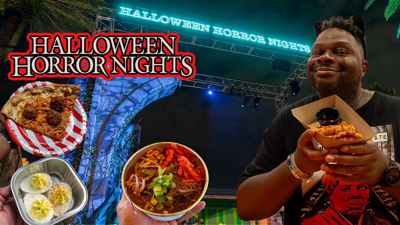 Halloween Horror Nights 34 foodie guide 🎃 Universal Orlando food review 2025