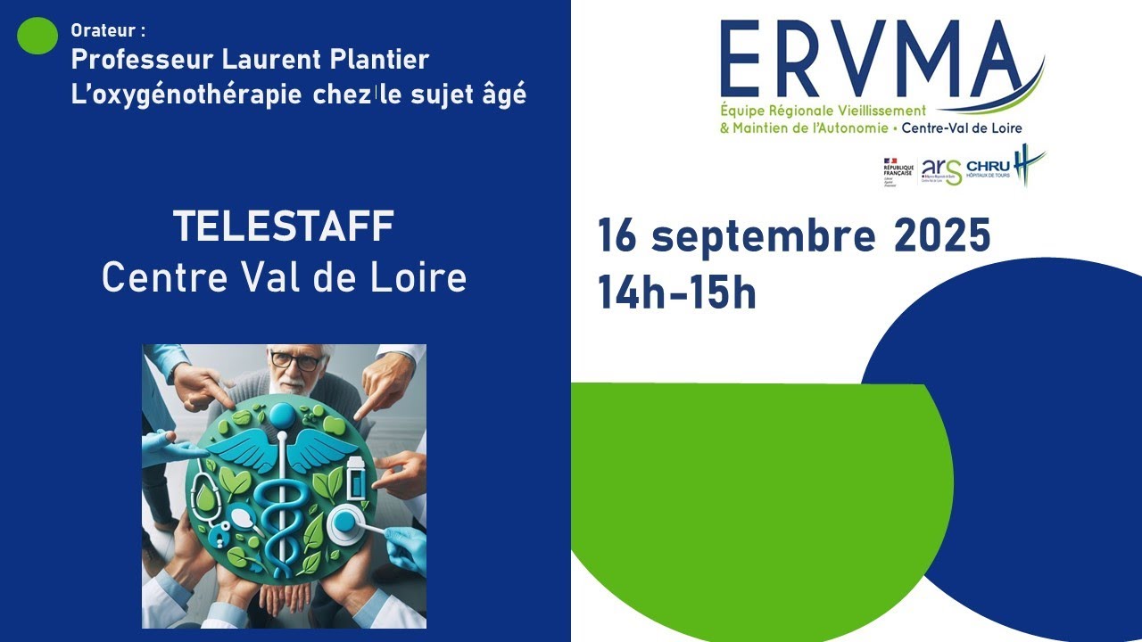 Téléstaff régional « Oxygénothérapie chez le sujet âgé » (16/09/2025)
