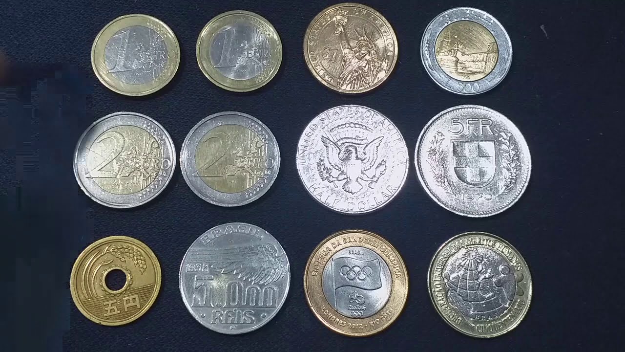 AS 12 MOEDAS QUE CHAMAM DINHEIRO💰moedas da sorte!!!