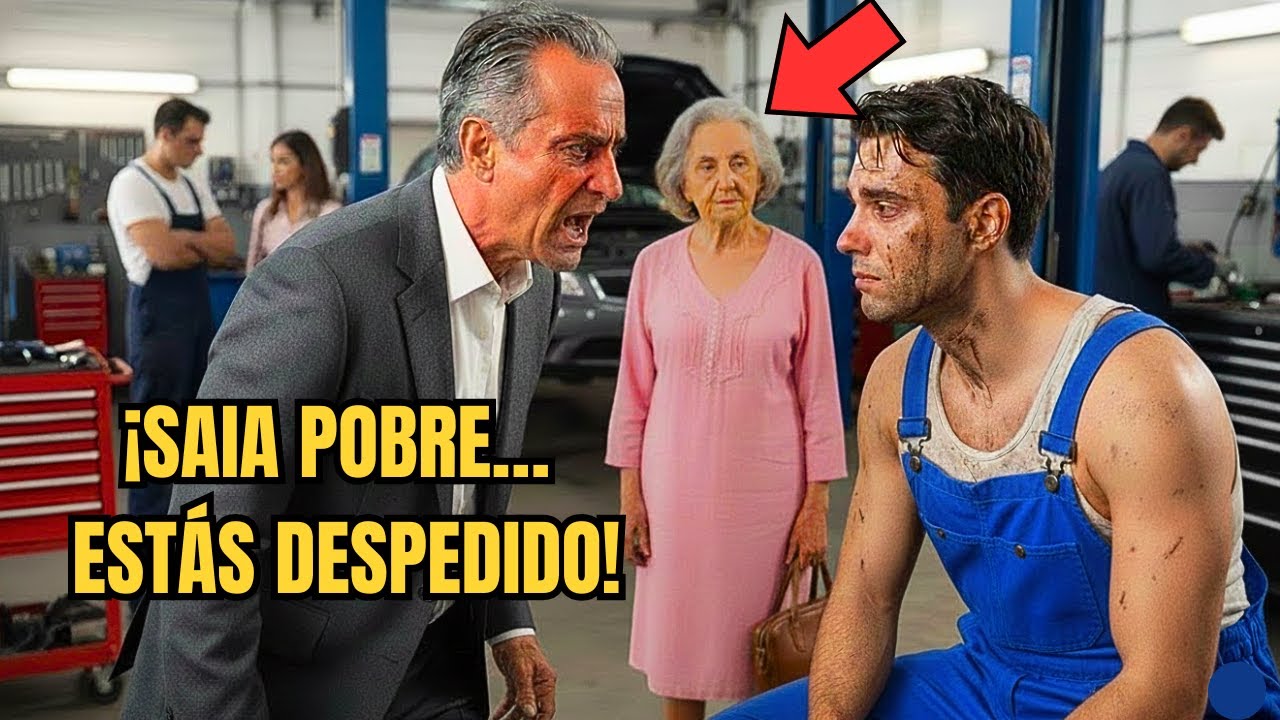 ARREGLÓ GRATIS EL AUTO DE UNA ANCIANA Y LO DESPIDIERON… DÍAS DESPUÉS DESCUBRIÓ QUIÉN ERA ELLA Y TOD