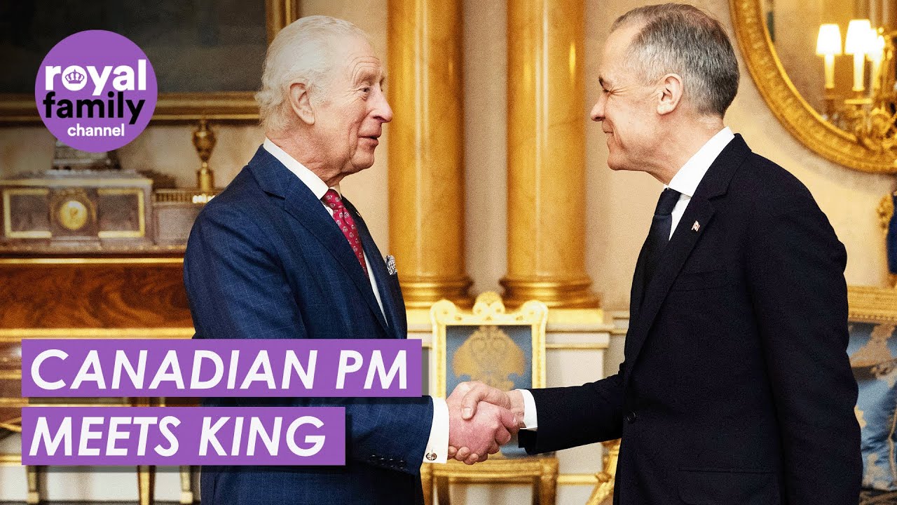 Веселый король приветствует нового премьер-министра Канады Марка Карни в Букингемском дворце