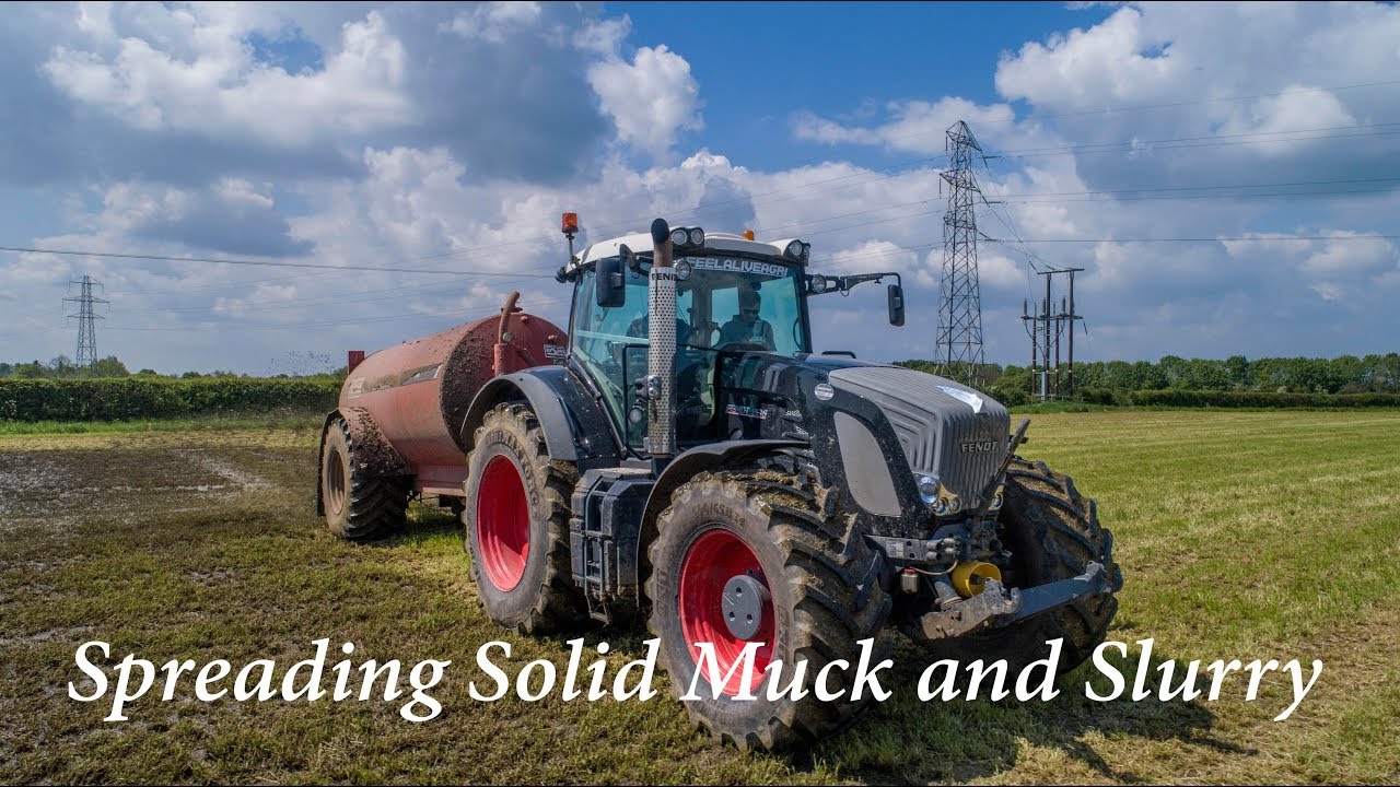 JB Contracting Spreading Muck and Slurry