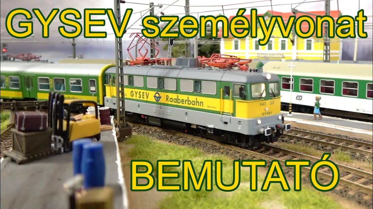 Vonatbemutató: GYSEV személyvonat
