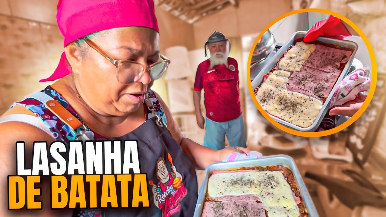 DELICIOSA LASANHA DE BATATA 😱 | RECEITAS DA ZAZA 