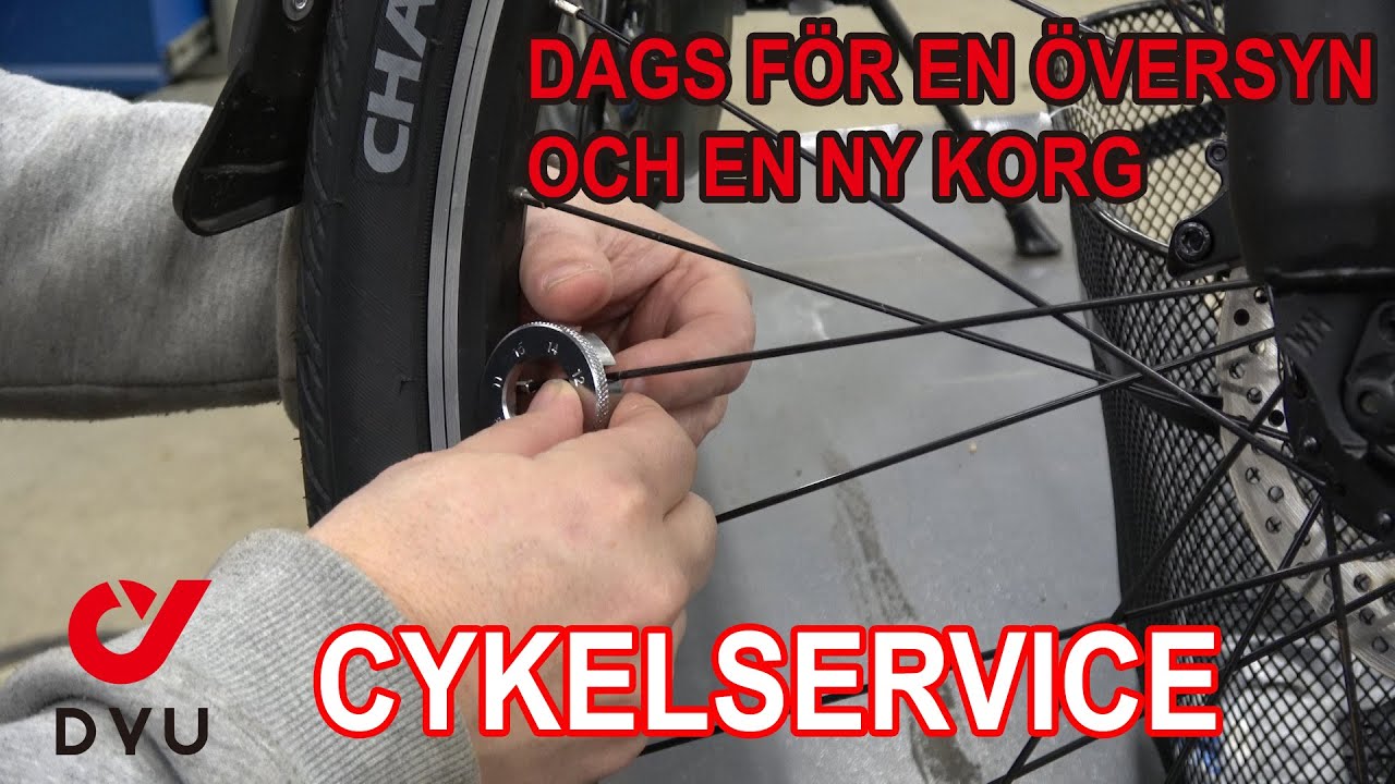 Service och översyn av min C6 elcykel från DYU