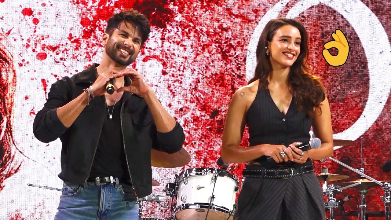 Shahid Kapoor,Triptii Dimri At The Kala Ghoda Festival To Promote O Romeo | MS shorts