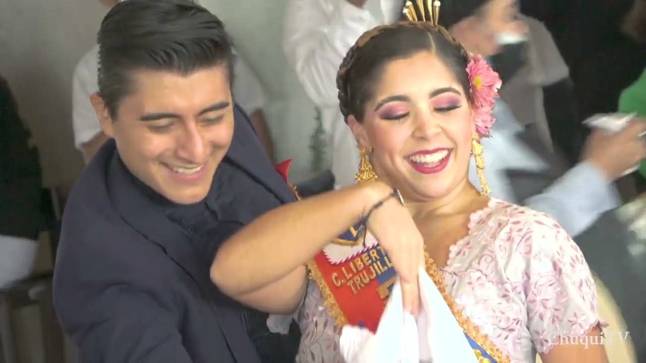 Daniela Ferrero y Jean Pierre Castro. Campeones Mundiales Juvenil. Almuerzo Selectivo Callao 2022