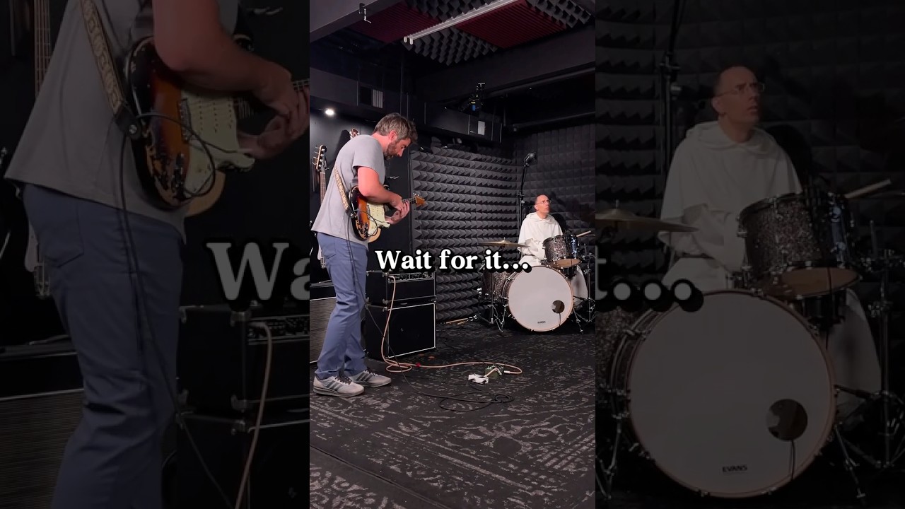 🤯 EPIC Drum Solo Improv & Guitar!