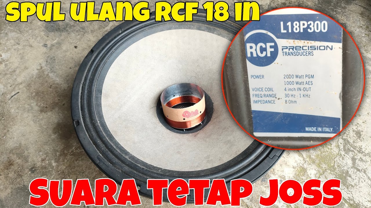 Speaker RCF L18V300 vc 4 in,