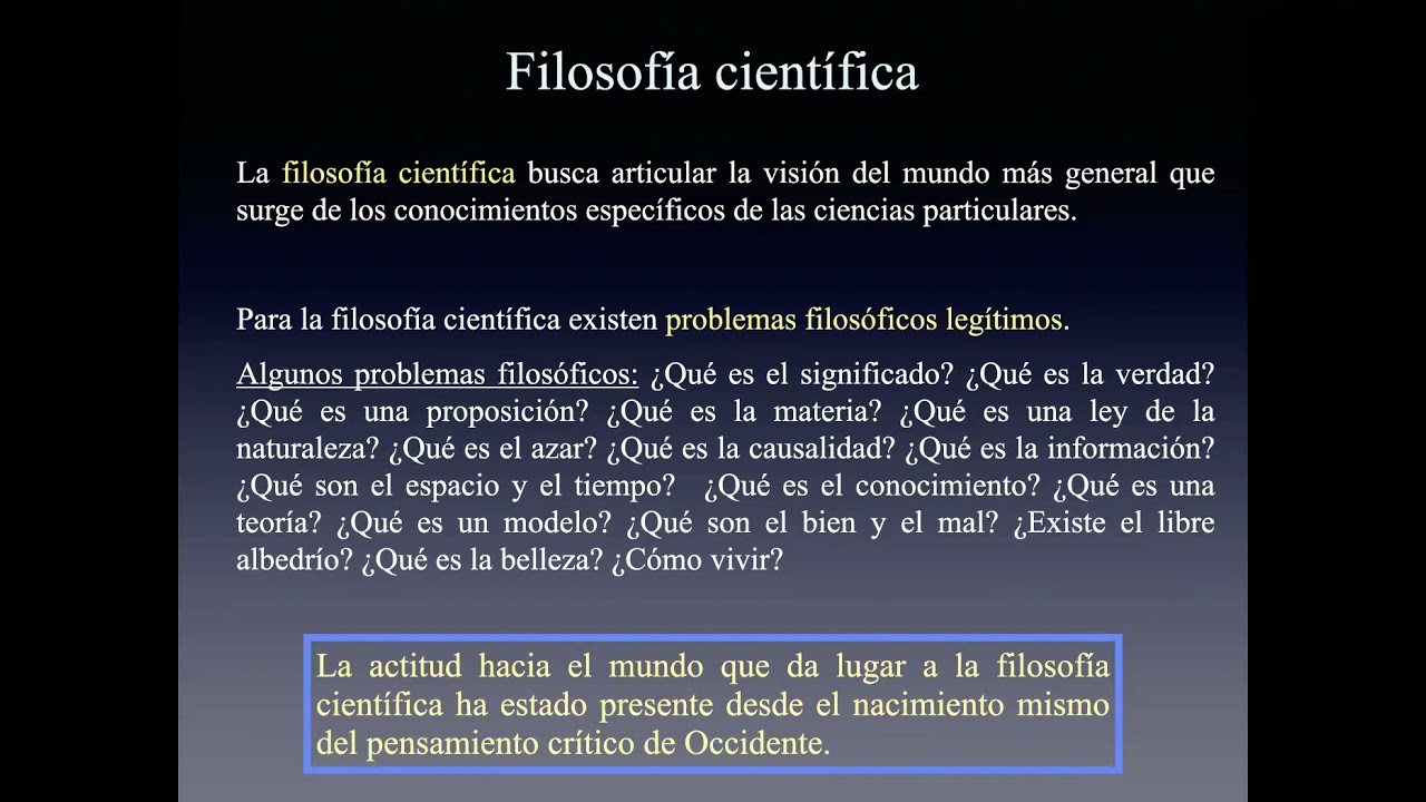 Clase01 Filosofía Científica - Gustavo E. Romero