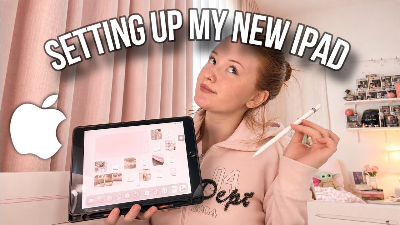 Настраиваем мой новый iPad вместе!! *Эстетичные виджеты, игры на iPad* 🌷