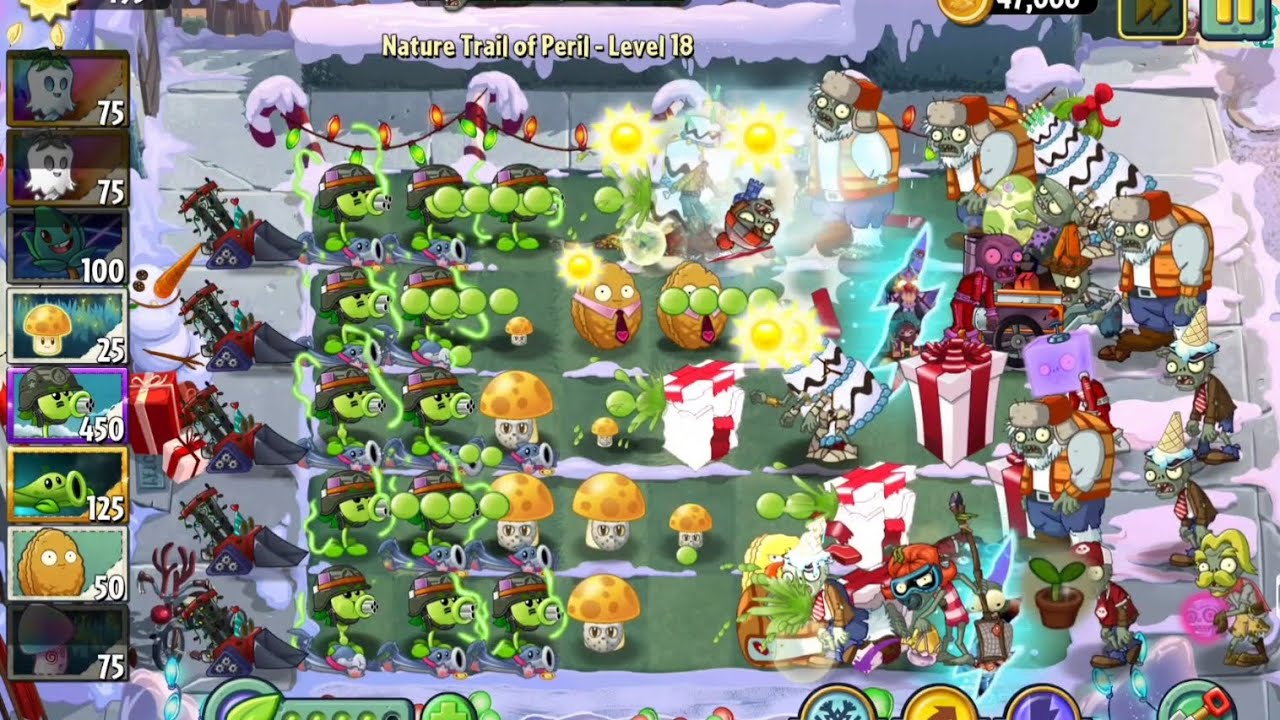 Nature Trail Of Peril Level 01 - 20| Plants Vs Zombies 2 Reflourished  Endless Zone by  teogaming201