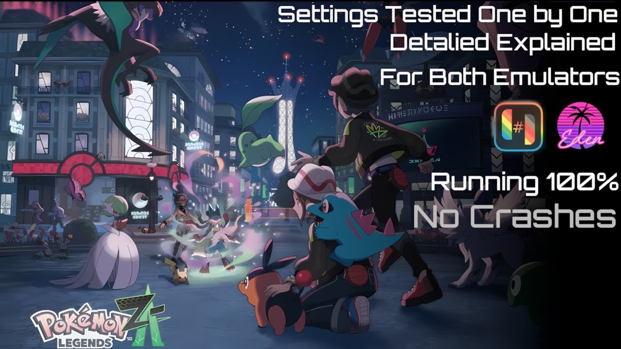 How to Setup Pokemon Legends Za on PC Both Emus Ryujinx and Eden Detailed Explained