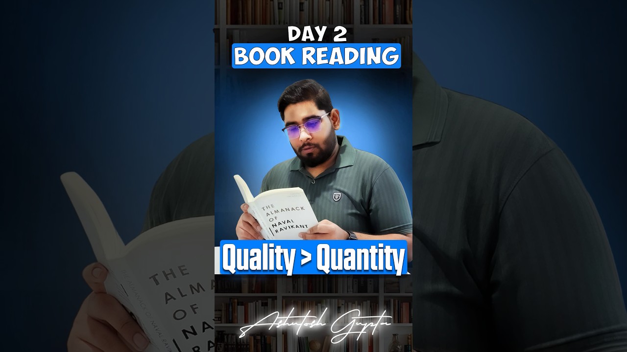 Don't read 52 books. Read what you love❤️ | Day 2 Book Reading | Ashutosh Gupta