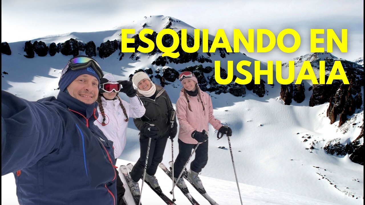 ESQUIANDO EN EL CERRO CASTOR DE USHUAIA