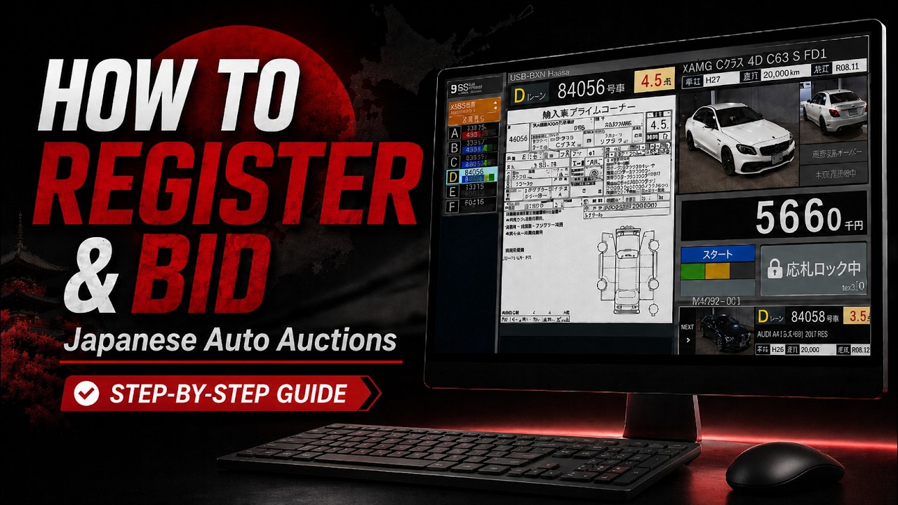 How Japanese Auto Auctions Work  |  Full Step-by-Step Guide